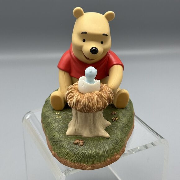Vtg Disney Pooh and Friends Winnie the Pooh Figure Welcome Little One Blue Bird - Picture 7 of 16